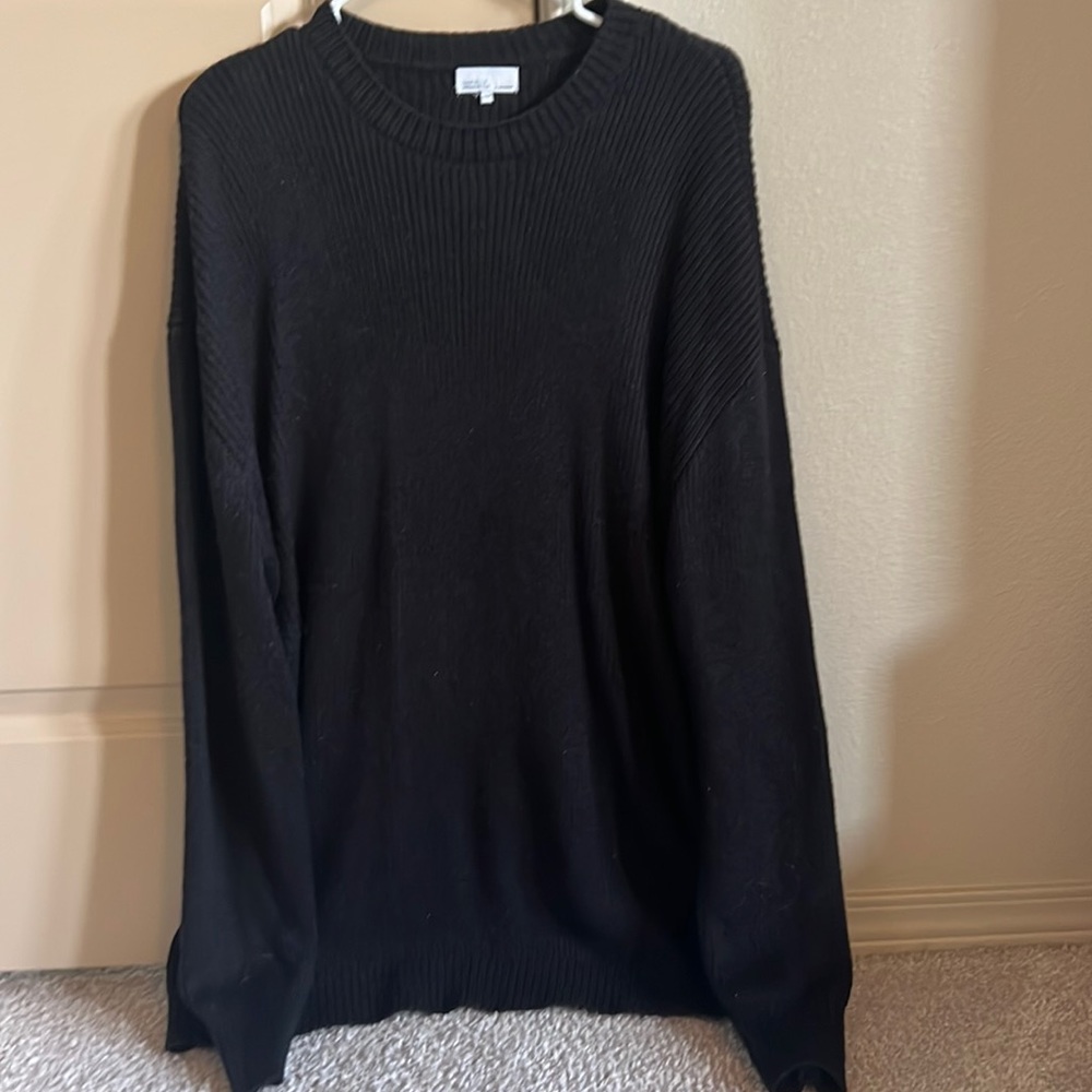 Danielle Bernstein Oversized Chunky Crewneck Swea… - image 1